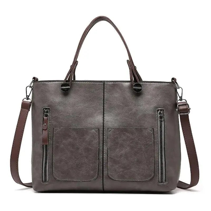 Erikas Zeitlose Eleganz | PU-Leder Schultertasche